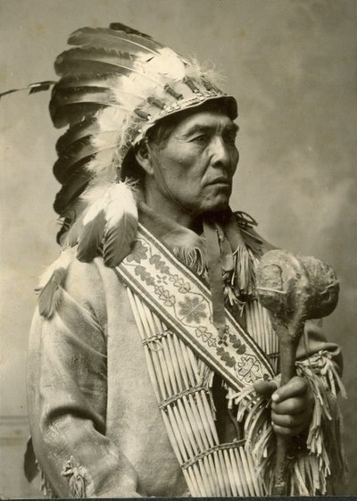 Photo of Modoc Yellow Hammer taken by Joseph Andrew Shuck before 1904. From the Lena Robitaille Collection at the Oklahoma Historical Society Photo Ar