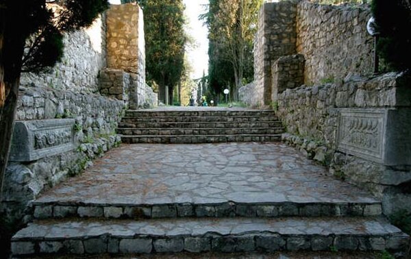 Mogorjelo, an ancient Roman suburban Villa Rustica from the 4th century, near Čapljina