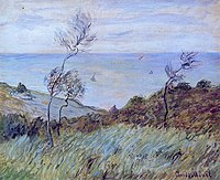 The Cliffs of Varengeville, Gust of Wind Monet w802.jpg