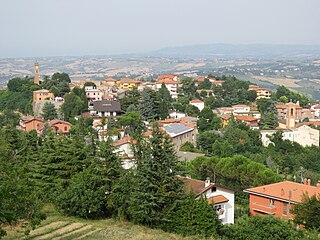 <span class="mw-page-title-main">Montescudo</span> Town in Emilia-Romagna, Italy