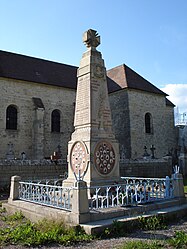 Monument aux morts de La Barèche (face et gauche).jpg