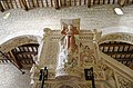 Particolare dell'ambone della chiesa di Santa Maria del Lago a Moscufo, il lettorino con San Marco e il leone