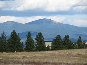 View of the mountain from northeast Spokane (2008)