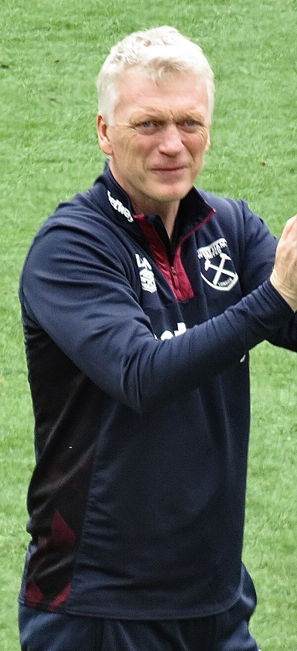 Moyes with West Ham United in 2023