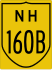 National Highway 160B marker