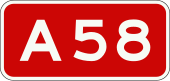 Autobahnschild A58}}