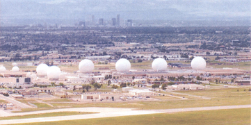 Cupole radar in una stazione NRO