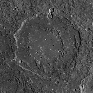 <span class="mw-page-title-main">Nabokov (crater)</span> Crater on Mercury