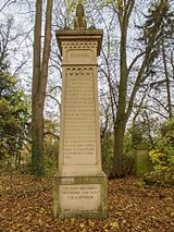 Old cemetery monument zone