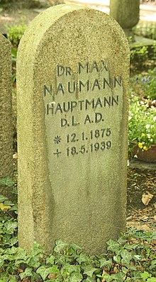 Max Naumann's Grave in Stahnsdorf Cemetery