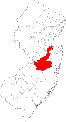 New Jersey Legislative Districts Map (2011) D12 hl.svg