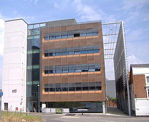 The New Technology Institute building, now known as University House. New Technology Institute -Birmingham -UK.jpg