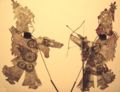 Twee krijgers, Qianlong Set; China, ca. 1780
