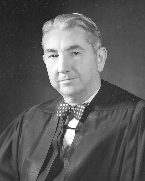 Official portrait of Clark, 1956