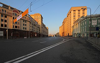 <span class="mw-page-title-main">Okhotny Ryad (street)</span> Street in Moscow, Russia