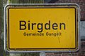 Ortsschild Birgden