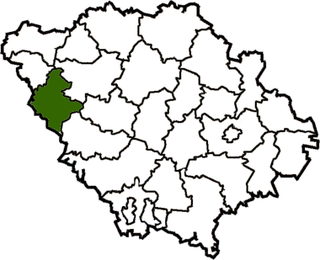 <span class="mw-page-title-main">Orzhytsia Raion</span> Former subdivision of Poltava Oblast, Ukraine