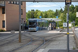 Oslo tramvayı rikshospitalet.jpg