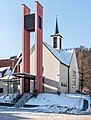 * Nomination Lutheran Redeemer church on Kirchplatz #8, Pörtschach, Carinthia, Austria --Johann Jaritz 02:55, 27 January 2017 (UTC) * Promotion Strange structure at the entrance. Good quality. -- Ikan Kekek 03:59, 27 January 2017 (UTC)  Comment I am wondering too, Ikan. -- Johann Jaritz 05:08, 27 January 2017 (UTC)