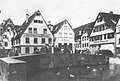 Der Platz Krumme Brücke, Ost- und Südseite (ca. 1875-80)