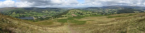 Panoramic view north from Tor y Foel - geograph.org.uk - 4128841
