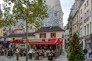 Paris, à la terrasse du café, place Saint-André-des-Art, 2020.jpg