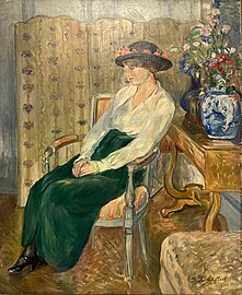 La Femme au chapeau, Collection privée