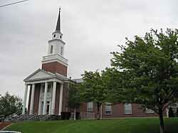 LDS Church meetinghouse in Pendleton, Oregon. PendletonChurch.jpg