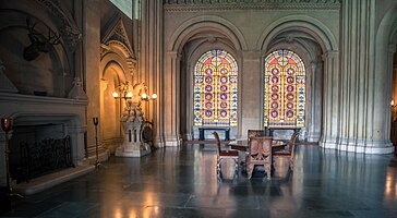 Great Hall, Penrhyn Castle Wales 1835