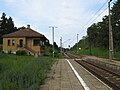 Polski: Przystanek kolejowy Czarny Blok — nastawnia CzB, gmina Wasilków, podlaskie English: Czarny Blok train stop — signal box CzB, gmina Wasilków, podlaskie, Poland