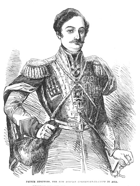 File:Prince Bebutoff, the New Russian Commander-in-Chief in Asia - ILN-1855-1124-0013.jpg