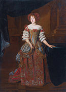 Jacob Ferdinand Voet (1639-1689): Prinzessin Teresa Pamphilj Cybo (Rom 14. Oktober 1654 - 7. August 1704), Tochter von Camillo Pamphilj und Olimpia Aldobrandini, ca. 1670-1674.