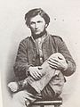 Pvt. Joseph Gray, late October 1864, after the Battle of Burgess' Mill.