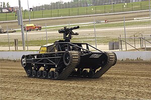 RDECOM_demonstrates_Ripsaw_at_Eldora_Speedway_Racing_Event_(4119350159)