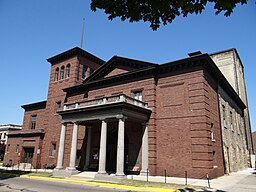 Ramsdell Theatre, bekostad 1902–03 av den lokale filantropen Thomas Jefferson Ramsdell.