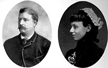 MR. AND MRS. WILLIAM HOWARD TAFT AT THE TIME OF THEIR MARRIAGE