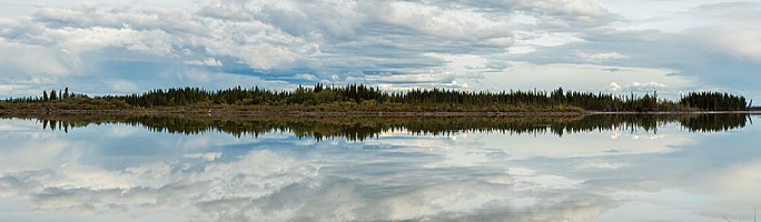 Reflexions in the Tetlin National Wildlife Refuge, Alaska, United States