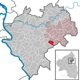 Läget för Rettert i Rhein-Lahn-Kreis