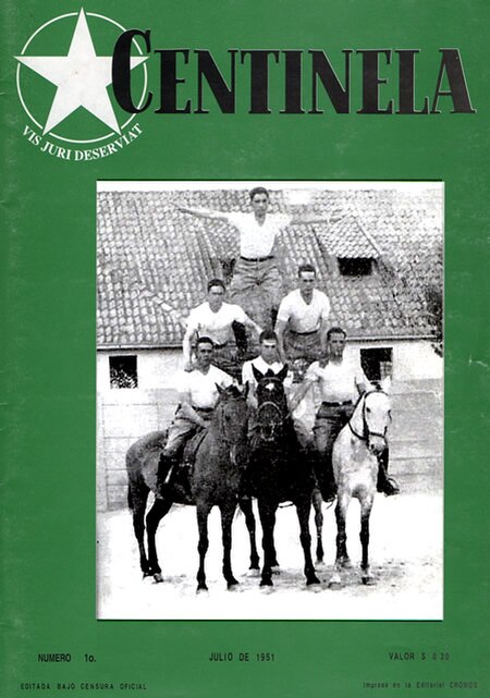 Centinela, magazine from class Cadetes Carlos Holguin, 1951