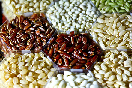 Rice can come in many shapes, colors and sizes.
