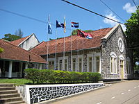 The young Kananga attended the well known Richmond College, in Galle, Sri Lanka. Richmond College Main Hall.jpg