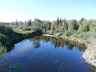 Felton River River in Estrie, Quebec (Canada)
