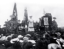 Rosa Luxemburg at the First International Socialist Women's Conference Rosa Lux Stuttgart 1907.jpg