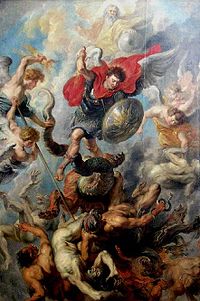 Der Engelsturz ("Fall of the rebel angels"), by Peter Paul Rubens, between 1621 and 1622. Rubens-Hollensturz.jpg