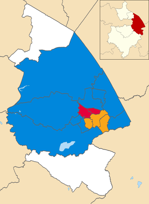 Map showing the results of the 2021 Rugby Borough Council election