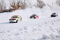 Владимир Шешенин №11 на чемпионате России 2021 по зимним трековым гонкам