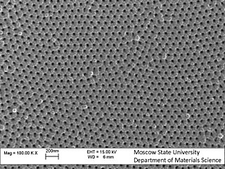 <span class="mw-page-title-main">Anodic aluminium oxide</span>