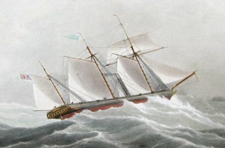Artist's impression of SS Archimedes
