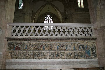 Fresque de la vie de saint Seine.