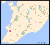 Localização do bairro no mapa de Salvador